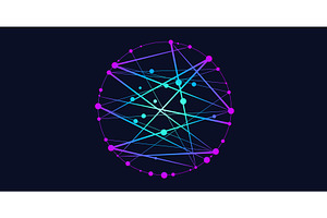 Sign, logo Blockchain transaction, a Branding & Logo Template by Foxys Graphic