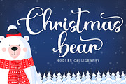 Christmas Bear - Modern Calligraphy, a Handwritten Font by alifryanzulfikar (Thumbnail 1 of 10)