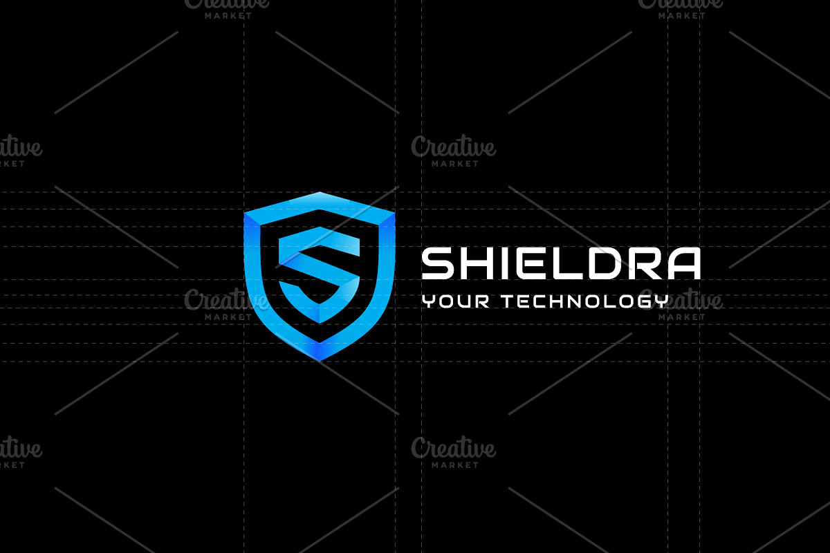 Sleek Blue Shield S Logo, a Branding & Logo Template by MadeByShahbaz (Photo 3 of 6)