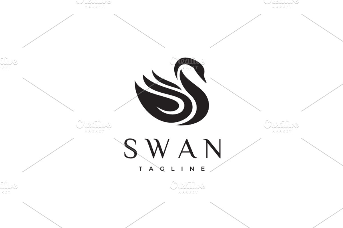 Swan Logo Template, a Branding & Logo Template by johnkent (Photo 3 of 3)