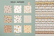 Hello autumn kids graphic collection, a Pattern Graphic by Cuteanny Design (Thumbnail 9 of 10)