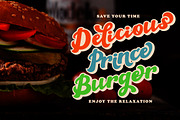 The Brandy Bold Retro Script, a Script Font by Haksen (Thumbnail 5 of 8)