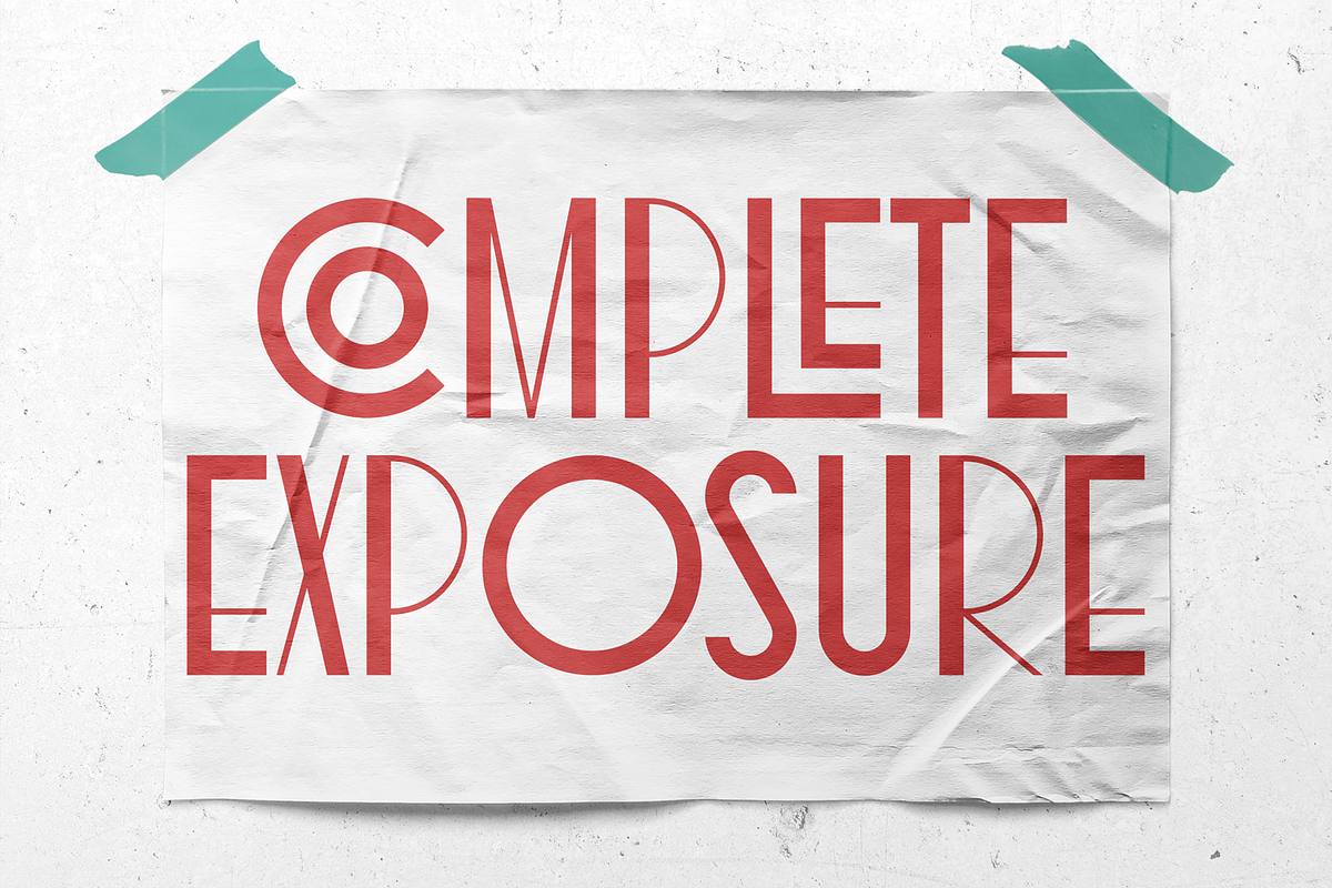 COXXON – Art Deco Font, a Sans Serif Font by 177Studio (Photo 6 of 9)