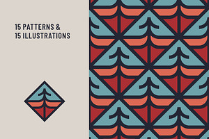 Outdoor Trees Patterns&Illustrations