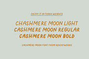 Cashmere Moon Sans (3 fonts), a Handwritten Font by ReveryWorks (Thumbnail 6 of 10)