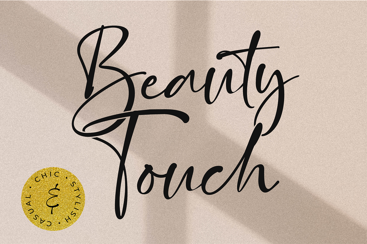 Beauty Touch | Lovely Script Fonts, a Script Font by 50Fox (Photo 1 of 10)