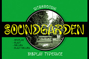 Soundgarden - Display, a Font by HIRO.std (Thumbnail 1 of 10)