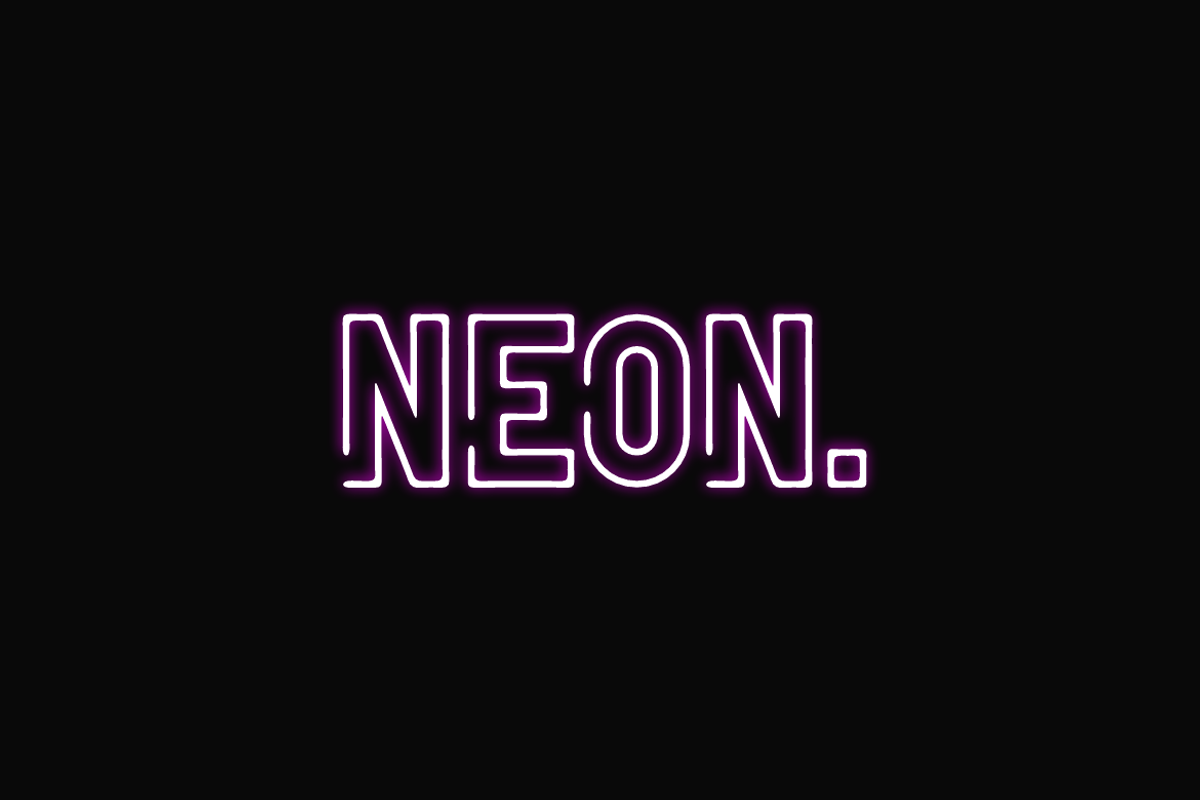 Neon Quaker - Outline Round Font, a Sans Serif Font by Iqsiart Studio (Photo 5 of 7)
