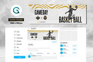 Basketball Social Media Template