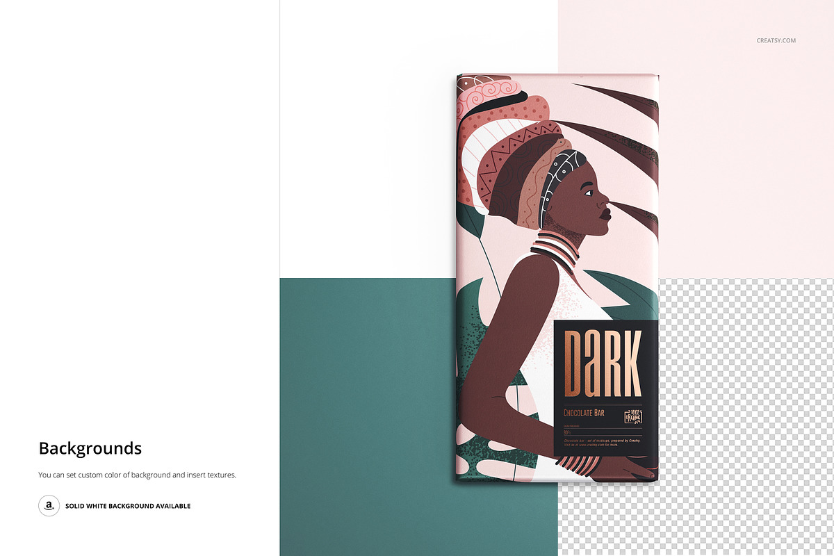 Chocolate Bar Mockup Set, a Packaging Mockup by creatsy2 (Photo 9 of 11)