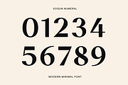 Vogun Minimal Modern Font, a Sans Serif Font by Yukita Creative (Thumbnail 9 of 10)