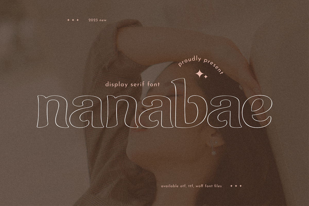 Nanabae Font Serif, a Serif Font by infernostudio3 (Photo 1 of 7)