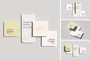 Instagram Post Mockup, an Advertising Mockup by Pikachudesign