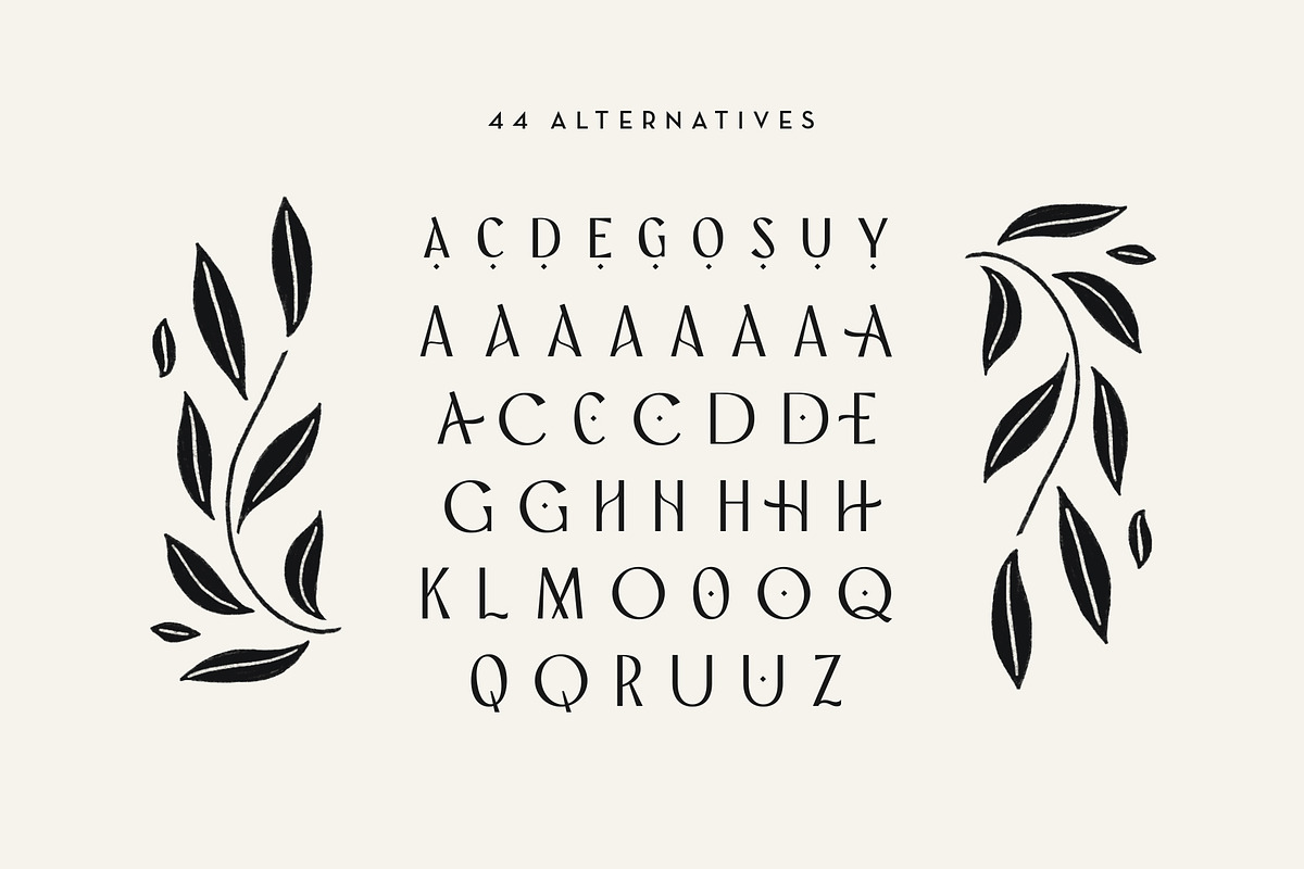 Kumquat Ligature Sans, a Sans Serif Font by Rachel Kick (Photo 12 of 14)