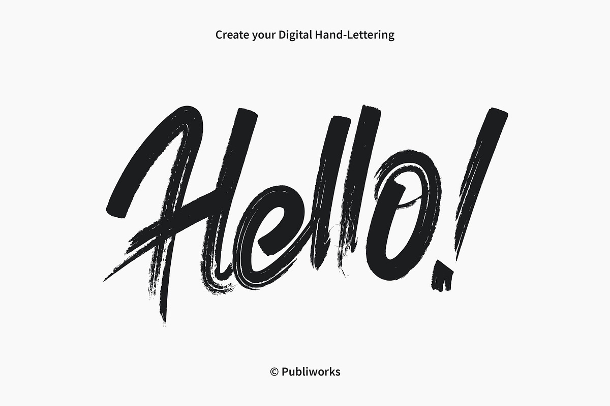 Black Marker Brushes for Illustrator preview 4
