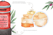 Postal digital clipart, an Object Illustration by Mespilia (Thumbnail 2 of 3)