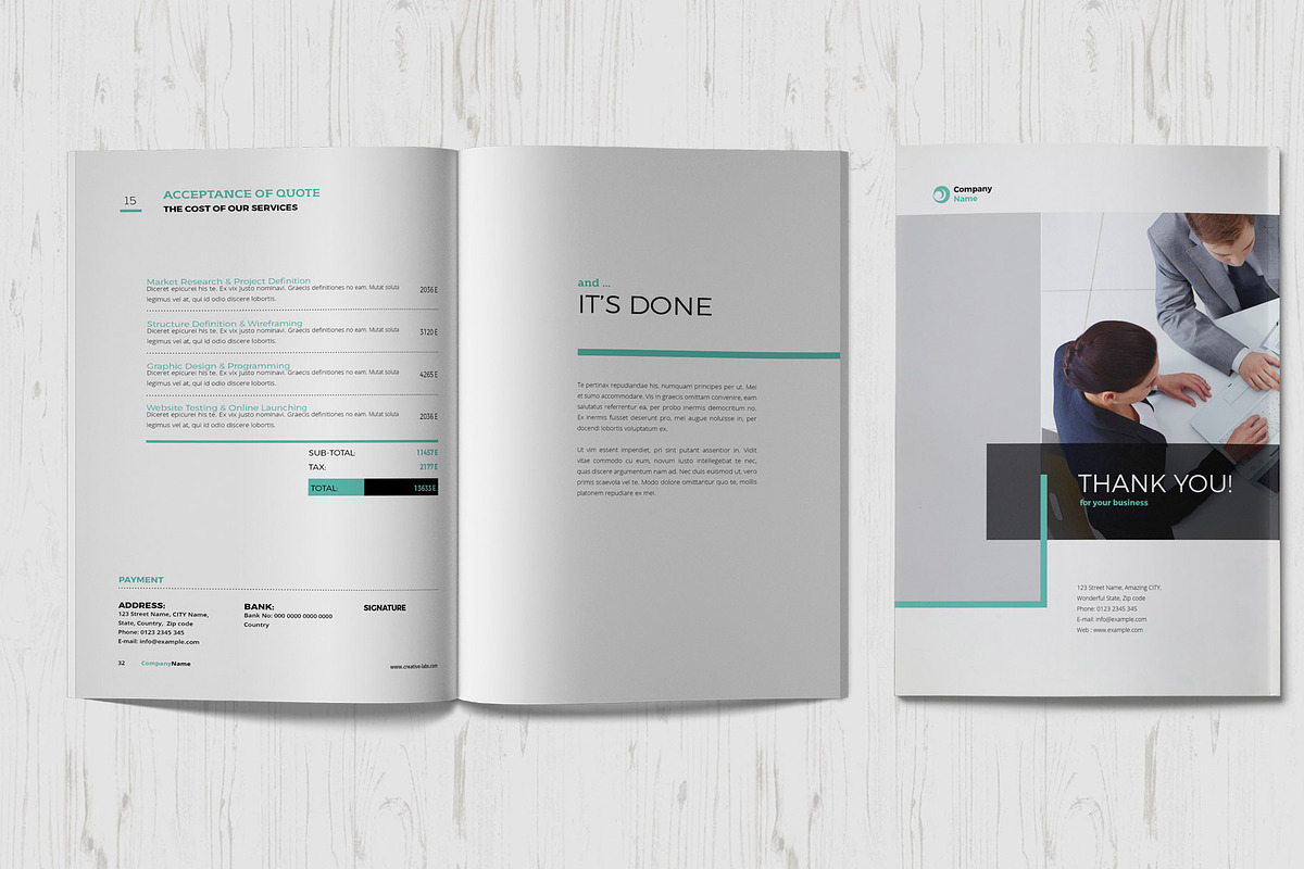 Business Proposal, a Brochure Template by Sabin (Photo 8 of 9)