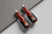 Sauce Bottle Mockup, a Product Mockup by MrLetters (Thumbnail 5 of 5)
