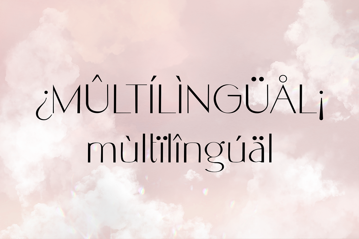 Gabrieli - Fancy Modern Sans Display, a Sans Serif Font by Cloverons (Photo 11 of 14)