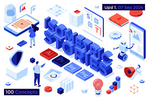 Isometric Stories. U-1, a Templates & Theme by Andrew Kras Design
