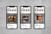 60 IG Post & Stories Film Frames, a Social Media Template by DVLOOP MOCKUP (Thumbnail 5 of 14)
