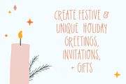 Holly Jolly Holiday Clip Art, an Illustration by Midnight Grim (Thumbnail 2 of 3)