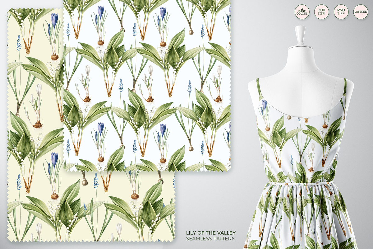 SPRING FLOWERS SEAMLESS PATTERNS, a Pattern Graphic by Splash! (Photo 4 of 10)