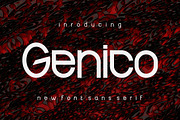 Genico, a Sans Serif Font by riotama85 (Thumbnail 1 of 5)
