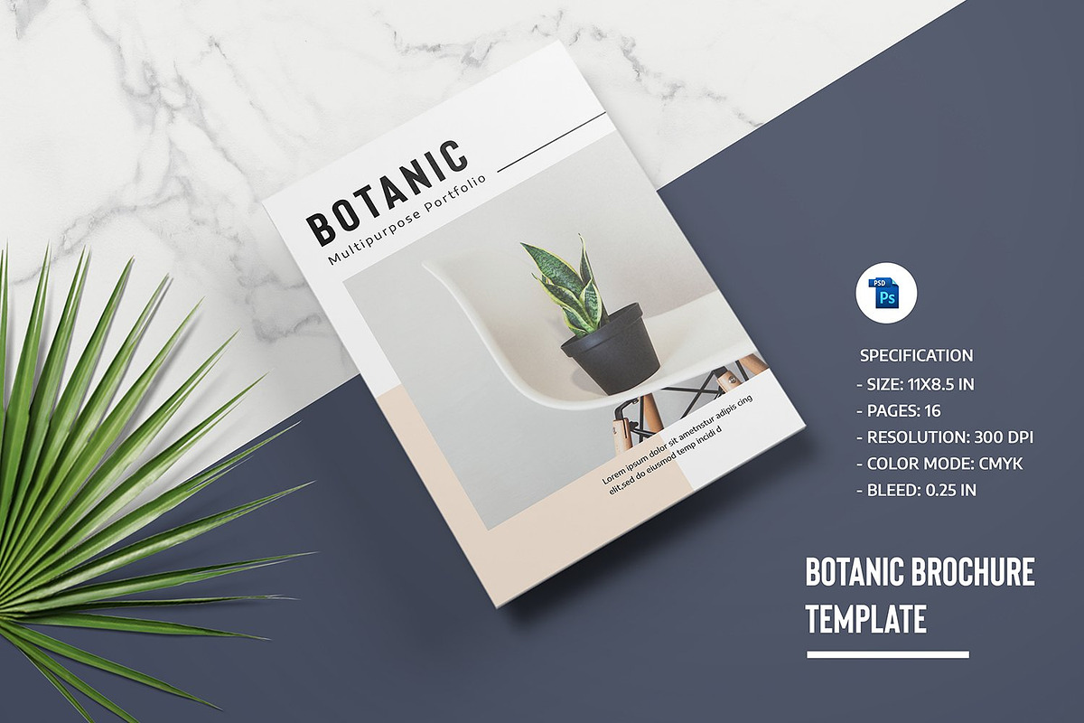 Botanical Brochure / Portfolio, a Brochure Template by Template Shop (Photo 1 of 9)