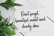 Outside | Script Font, a Handwritten Font by Scratchones (Thumbnail 4 of 9)