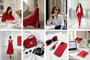 100 Red Aesthetic Stock Photos, a Person Photo by Selenique Studio (Thumbnail 11 of 12)