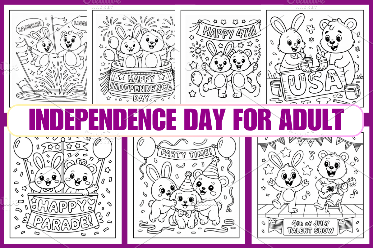 Independence (4th Of July) For Adult, a Seasonal Illustration by Coco Bloom (Photo 1 of 3)