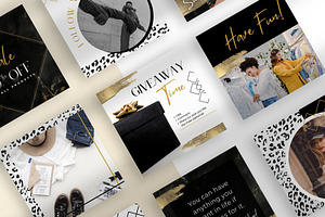 Fashion Instagram Canva Template