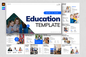Education Presentation Template, a Presentation Template by E-Type