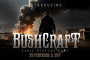 Bushcraft - A Serif Display Font, a Serif Font by overlaytemplates (Thumbnail 1 of 5)