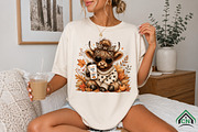 Cozy Fall Highland Cow PNG, a Seasonal Illustration by Craft Nest (Thumbnail 5 of 6)