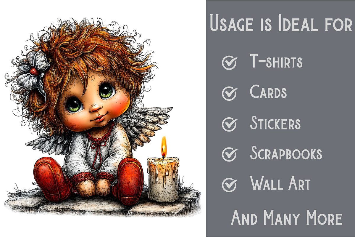 Watercolor Vintage Christmas, an Illustration by Pixels.Craft (Photo 3 of 6)