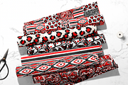 Bold Ikat Paisley Pattern Collection, a Pattern Graphic by NancyDzines (Thumbnail 2 of 6)