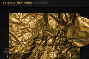 350 Gold & Metallic Textures, a Texture Graphic by Graphicdome (Thumbnail 9 of 46)