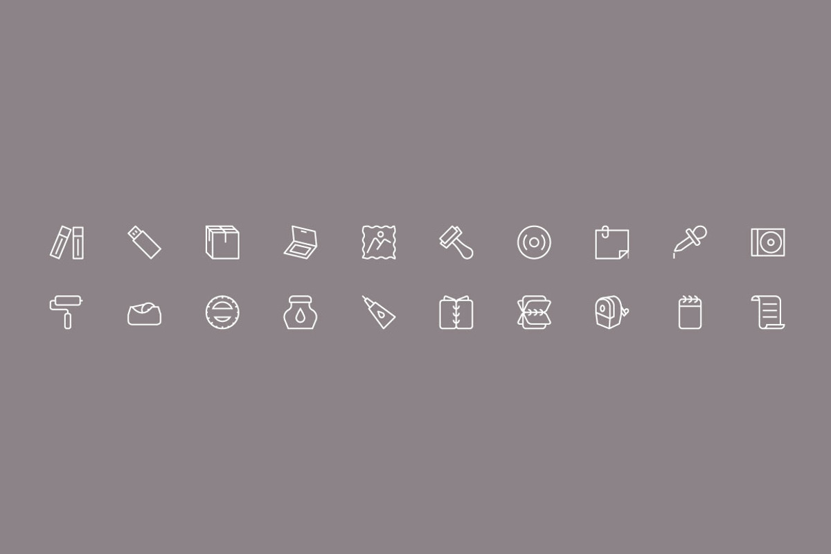 125+ Stationery Vector Icons preview 3