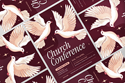 Church Conference Flyer, a Flyer Template by Annora Studio (Thumbnail 3 of 5)