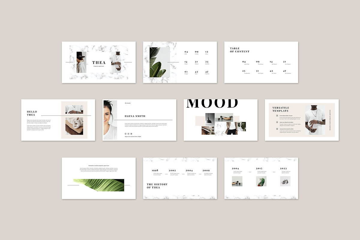 THEA Keynote Template, a Presentation Template by AgataCreate (Photo 4 of 13)
