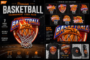 Premium Basketball Logo Pack, a Sport Illustration by Fortyone (Thumbnail 1 of 3)