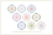Cottagecore Pattern 16 Royal Tiles, a Pattern Graphic by Euonia Meraki (Thumbnail 4 of 20)