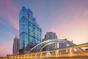 Chong Nonsi, BTS Skytrain, Sathorn Intersection, Bangkok, Thailand