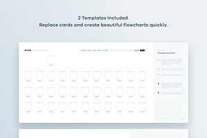 200 Flowchart Cards For Sketch