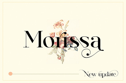 Morissa | Elegant serif, a Serif Font by Areatype