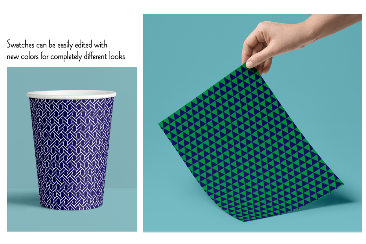 Mod Silver Seamless Patterns preview 2
