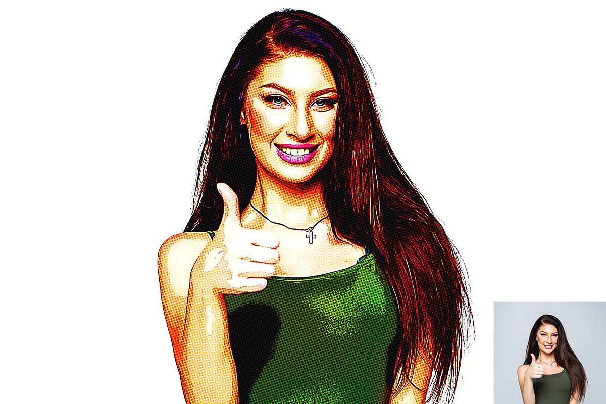 Pop Cartoon Studio FX Photoshop, an Action Add-On by Studio Retouch (Photo 8 of 14)