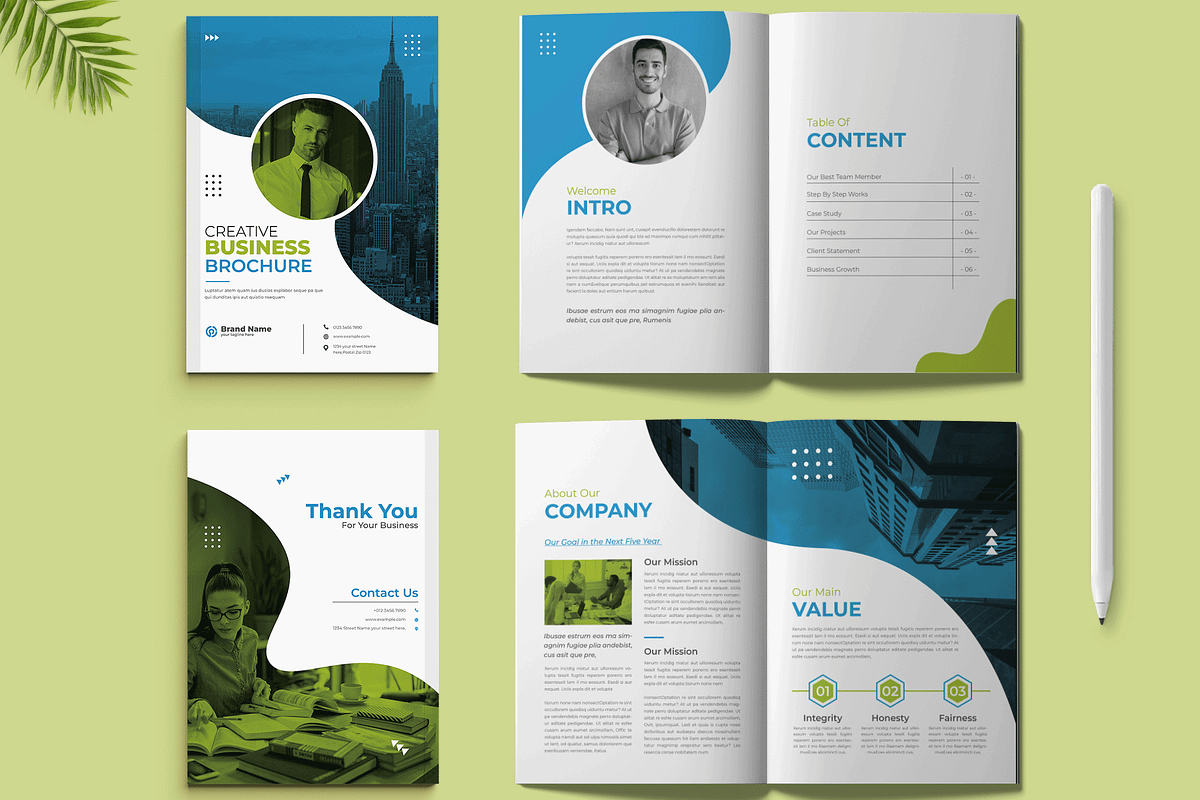 Business Brochure Design Template, a Magazine Template by MightyDesign (Photo 1 of 7)